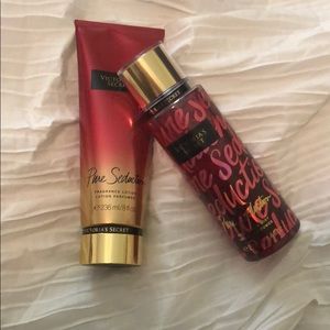 Body spray and lotion